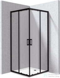 Deante FUNKIA EVO 90x90 cm-es zuhanykabin, zuhanytálcával, fekete KYCPN099P (KYCPN099P)