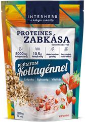  Interherb zabkása proteines eper ízű (prémium kollagénnel) 1000 g - mamavita