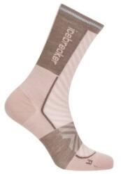 Icebreaker Merino Run+Ultralight Crew Women Șosete PINK QUARTZ/PORCINI L