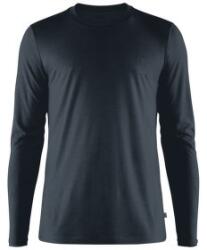 Fjall Raven Abisko Wool LS Men Tricou cu mânecă lungă Dark Navy M