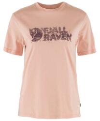Fjällräven Lush Logo T-Shirt Women Tricou cu mânecă scurtă Chalk Rose S