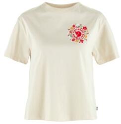 Fjällräven Fjällblomster Logo T-Shirt Women Tricou cu mânecă scurtă Chalk White XL