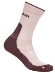 Icebreaker Merino Hike+ Light Crew Women Șosete PINK QUARTZ/JAVA M