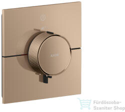Hansgrohe AXOR SHOWERSELECT ID Square 1 funkciós falsík alatti termosztát, polírozott vörös arany hatású 36757300 (36757300)