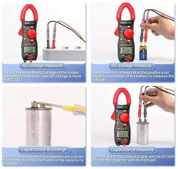  Csipeszes/lakatfogó digitális multiméter (A500)
