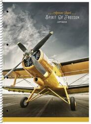 Shkolyaryk Publishing House Spirálfüzet, A4+, vonalas, 80 lap, SHKOLYARYK Spirit of Freedom , vegyes (A4-080-6710L) - kellekanyagonline