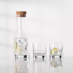 Bohemia Cristal Libera set carafă și pahare pentru apă 4 buc Pahar