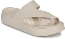 Crocs Flip-Flops Femei Getaway Platform Toe Loop Crocs Bej 36 / 37