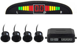 Global Tolatóradar 4 szenzoros fekete, kijelzővel FRMRK