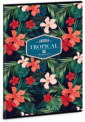 Ars Una Tropical Wildblume A4 extra kapcsos kockás füzet (93129206) - tintasziget