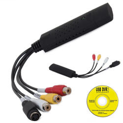 Verk Group USB Video Grabber AV: VHS videók digitalizálása PC-re (06193)