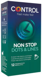 CONTROL - nonstop pontok és vonalak óvszer 12 db - vitalnatural