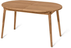 Tchibo - Kihúzható ovális asztal - barna