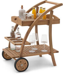 Tchibo - Zsúrkocsi levehető tálcával - barna