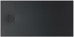 Roca Terran-N Stonex zuhanytálca 160x70 cm csúszásgátló felülettel és lefolyóval, fekete APA016402BC01400 (APA016402BC01400)