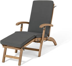 Tchibo - Nyugágy kihúzható lábtámasszal - szürke