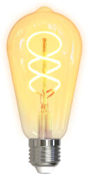 DELTACO SMART HOME SH-LFE27ST64S izzó LED, E27, volfrám, spirál, WIFI, 5.5W, fehér, szabályozható (SH-LFE27ST64S) - onlinepatron