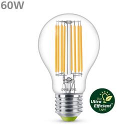 Philips A60 E27 LED körte fényforrás, 4W=60W, 2700K, 840 lm, 220-240V (929003066701)