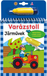  Varázstoll Járművek Kifestőkönyv Járművek Témájú Színező Könyv Kreatív Időtöltéshez (AAC736)