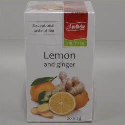 Apotheke Apotheke gyömbéres citrom tea 20x2, 5g 50 g - delfinbuvar