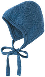 Disana kötött merinói gyapjú babasapka - galambkék 36/40 (0) (DS-36101223400)