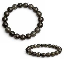  Bratara Cintamani (Saffrodit) (Agni Manitite) Indonesia - 12-13 x 12-13 mm - Luciu Natural pentru Accesoriu Statement - Diametru 53 mm - 1 Buc