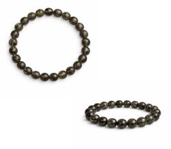  Bratara Cintamani (Saffrodit) (Agni Manitite) Indonesia 8-8, 5 mm Textura Naturala pentru Look Minimalist - Diametru 53 mm - 1 Buc