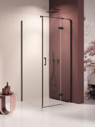 NEW TRENDY Nesta BLACK egy ajtós szögletes zuhanykabin Méret: K-3708 100x70x200 B