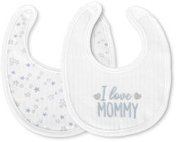 Lorelli Natural tépőzáras előke 2db - Fiús - babamamakozpont