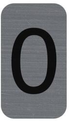 EXACOMPTA Információs tábla, öntapadó, 2, 5x4, 4 cm, alumíniumhatású, EXACOMPTA, 0-ás (67190E)