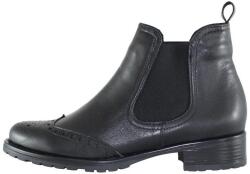 Elvis Ghete dama, negru, casual, piele naturala, cu toc, Elvis 432-4-Negru (Marime: 39) (432-4-Negru-39)