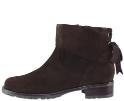 Elvis Ghete dama, maro, casual, piele intoarsa, cu toc, Elvis 432-2-Maro (Marime: 35) (432-2-Maro-35)