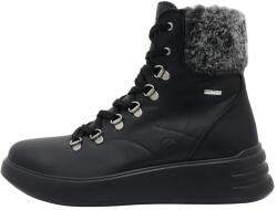 Grisport Ghete dama, negru, casual, piele naturala, impermeabile, cu talpa groasa, Grisport 863593-6806T1G-Negru (Marime: 37) (863593-6806T1G-Negru-37)