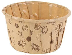  12 darabos papír muffin papír - Mintás - Kör