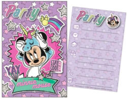 Disney Minnie party meghívó Nr3