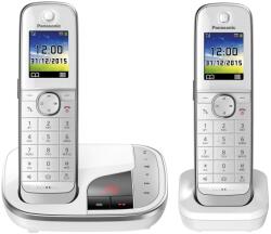 Panasonic Telefon Panasonic KX-TGJ322GW DUO cu Anrufbeantworter Stralungsarm AlbNegru (KX-TGJ322GW)