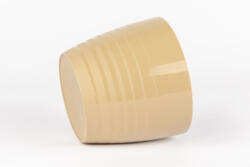 EU Kaspó Silvia 0, 5 L - Ø 10 cm × 8, 5 cm Szín: Cappuccino