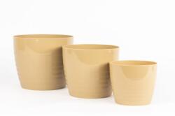 EU Kaspó Silvia 0, 17L 7 × 8, 5 cm Szín: Cappuccino