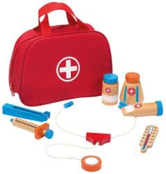 JOUÉCO Carcasa medicului JOUÉCO cu accesorii din lemn 8 buc 36m+ (JE80037)