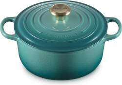 Le Creuset Vas de gătit Signature 24 cm bleu riviera (21177240994450)