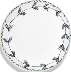 Serax Set 2 farfurii pentru desert Midnight Flowers Blossom Milk, 16 cm, alb (B9223101-403)