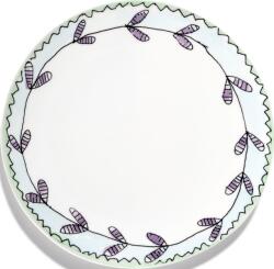 Serax Set 2 farfurii întinse Midnight Flowers Blossom Milk, 24 cm, alb, ceramică (B9223103-403)