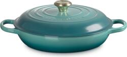 Le Creuset Oală Gourmet joasă 30 cm bleu riviera (21180300994450)