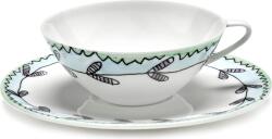 Serax Set 2 cești de cafea cu farfurioare Midnight Flowers Blossom Milk, 100 ml, alb, ceramică (B9223132-403)