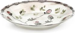 Serax Set 2 farfurii adânci Midnight Flowers Mirtillo Nude, 18 cm, roz, ceramică (B9223112-414)