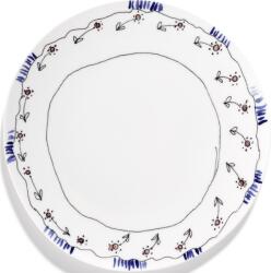Serax Set farfurii întinse Midnight Flowers Anemone Milk, 24 cm, alb, 2 buc (B9223103-307)