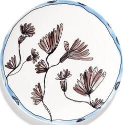 Serax Set farfurii pentru mic dejun Midnight Flowers Camelia Aubergine, 20 cm, 2 buc (B9223102-719)