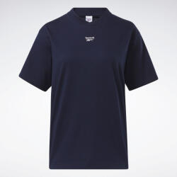 Reebok Tricou Dama, Reebok, Relaxed Fit Tee, Albastru Inchis, Bumbac (HS4724)