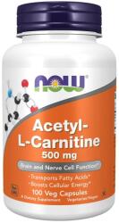 NOW NOW Acetyl L-Carnitine 500 mg, 100 Veg Capsules