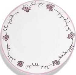 Serax Set 2 farfurii pentru desert Midnight Flowers Dark Viola, 16 cm, violet închis (B9223101-400)